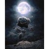 Moon Rose Embroidery Mosaic Art 5D DIY Diamond Painting Kits UK VM92062