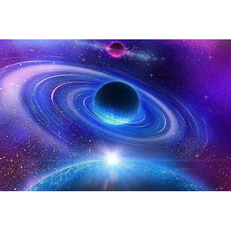 Dream Planetary Sky Full Drill 5D DIY Diamond Painting Kits UK VM90927