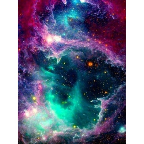 Fantasy Styles Pretty Colorful Starry Sky Diamond Painting Ideas AF9667