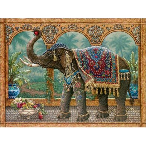 Home Decorate Dream Elephant 5d Diy Diamond Cross Stitch Kits UK VM3677
