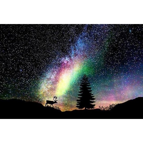 Fantasy Dream Crystal Landscape Sky Star Galaxy 5d Diamond Painting Kits UK VM8684