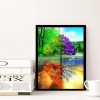 Hot Sale Dream Colorful Four Seasons Tree 5d Diy Diamond Painting Kits UK VM9718