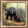 2019 Cheap Pattern Bear Family Diy 5d Diamond Painting Kits UK VM6208