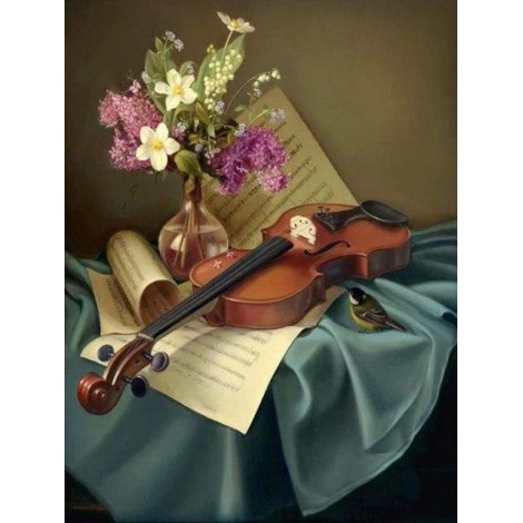 New Music Guitar 5D DIY Embroidery Cross Stitch Diamond Painting Kits UK NB0080