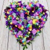 2019 Heart Flower 5d Diy Embroidery Cross Stitch Diamond Painting Kits UK NA0992