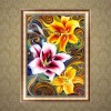 2019 Modern Art Colorful Abstract Flower Pattern 5d Diy Diamond Painting Kits UK VM71861
