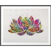 Modern Art Lotus 5D Diy Embroidery Cross Stitch Diamond Painting Kits UK NA0143