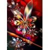Colorful Modern Art Abstract Flower Diamond Painting Kits UK VM7379