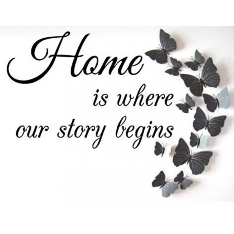 Home Story Square Rhinestones 5d Diy Diamond Painting Kits UK VM9452