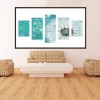 Cheap Large Size Multi Panel Dandelion 5D Diy Full Drill Diamond Painting Kits UK QB8118
