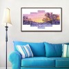 Multi Panel Winter Landscape 5D DIY Full Drill Diamond Painting Kits UK QB8107