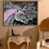 Popular Unicorn Blackboard 5d Diy Diamond Painting  Kits UK AF9033
