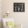 The Cactus Blackboard Diamond Painting UK AF9043