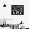 The Cactus Blackboard Diamond Painting UK AF9043