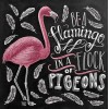 New Full Diamond Flamingo Cross Stitch Diamond Painting Kits UK NA20367