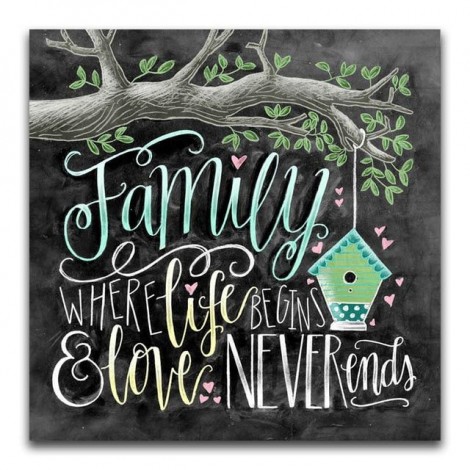 New Arrival Hot Sale Square Drill Blackboard 5d Diy Diamond Painting Kits UK VM09619