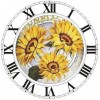 2019 Sunflower Clock 5D DIY Embroidery Cross Stitch Diamond Painting Kits UK NB0159