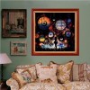 2019 Dream Modern Art Colorful Clock 5d Cross Stitch UK Rhinestone Painting VM1214