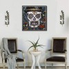Best Colorful Modern Art Skull Pattern Diy 5d Full Diamond Painting Kits UK QB6034