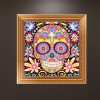 Cheap Colorful Modern Art Skull Pattern Diy 5d Full Diamond Painting Kits UK QB6028