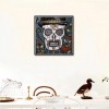 Best Colorful Modern Art Skull Pattern Diy 5d Full Diamond Painting Kits UK QB6034