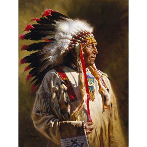 2019 New Hot Sale Indian Soldier Portrait Diy 5d Crystal Diamond Painting Kits UK VM20068