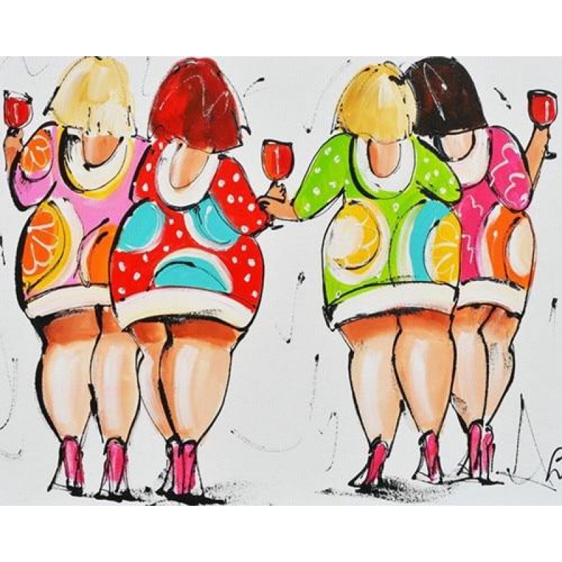 Cartoon Fat Women Fu...