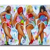 Modern Art Hot Sale Square Drill Cartoon Fat Woman 5d Diy Diamond Painting Kits UK VM9139