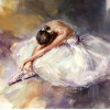 2019 Oil Painting Style Dancer Girl 5d Diy Cross Stitch Diamond Painting Kits UK NA0923