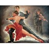 2019 Oil Painting Style Latin Dancer 5d Diy Cross Stitch Diamond Painting Kits UK NA0942