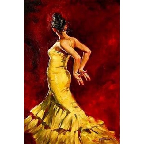 New Arrival Hot Sale Full Square Drill Dancer 5d Diy Diamond Painting Kits UK NA00933