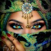 Hot Sale Dream Masked Beauty Eyes 5d Diy Diamond Painting Kits UK VM8390