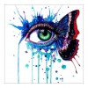 Cheap New Arrival Eye Portrait 5d Diy Cross Stitch Diamond Painting Kits UK QB6215