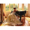Hot Sale Beauty And Piano Full Drill 5D DIY Diamond Painting Kits VM91060
