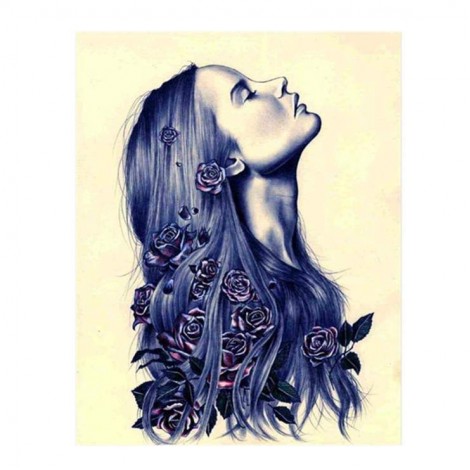 New Best Girl Pattern Diy 5d Full Diamond Painting Kits UK QB5944