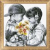2019 Modern Art Boy And Girl 5d Diy Embroidery Diamond Painting Kits UK NA0956