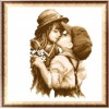 Special Full Drill Boy And Girl 5d Diy Cross Stitch Diamond Painting Kits UK NA0965
