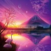 Dream Landscape Mountain Lake Pattern 5d Diy Diamond Painting Kits UK QB8203