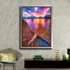 Popular Wall Decoration Colorful Mountain&Lake Diamond Painting Kits UK AF9545