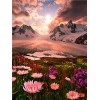 2019 Hot Sale Natural Mountain Flower 5D Diy Diamond Cross Stitch Kits UK VM42103