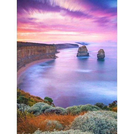 2019 Dream Natural Sea Beach 5d Diy Diamond Painting Kits UK VM9692