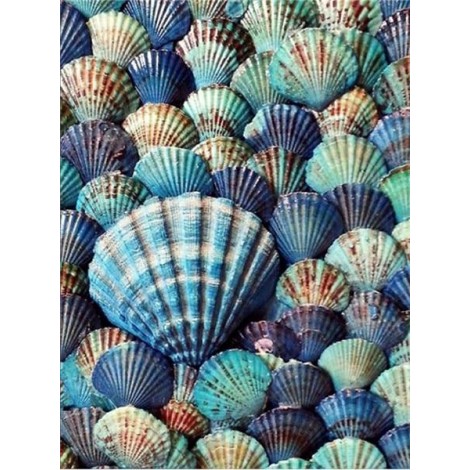 2019 New Hot Sale Summer Beach Starfish Shell Pebble 5d Diy Diamond Painting Kits UK VM17337