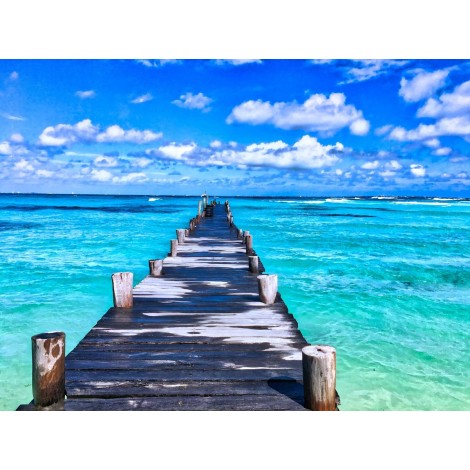 2019 New Dream Landscape Sea Weekend Getaway 5d Resin Diamond Painting UK VM8604