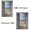 New Arrival Hot Sale Vintage Door To The Beach 5d Diy Diamond Bead Painting Uk VM1181