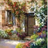 2019 New Hot Sale Landscape Garden Door Diy 5d Diamond Painting Set UK VM20089