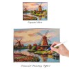 Oil Painting Style Windmill Landscape 5d Diy Cross Stitch Diamond Painting Kits UK NA0980