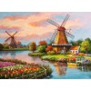 Oil Painting Style Windmill Landscape 5d Diy Cross Stitch Diamond Painting Kits UK NA0980