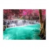 Popular Wall Decoration Cheap Pure Waterfalls Diamond Painting Kits AF9396
