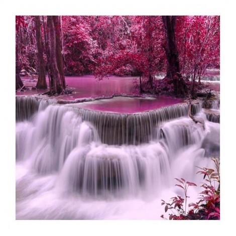 2019 New Arrival Beautiful Autumn Series Waterfalls Diamond Painting Kits AF9407