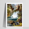 Autumn Series Oil Painting Styles Mountain Waterfalls Diamond Painting Kits AF9394